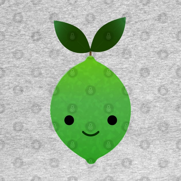 Cute Kawaii Lime by Hedgie Designs